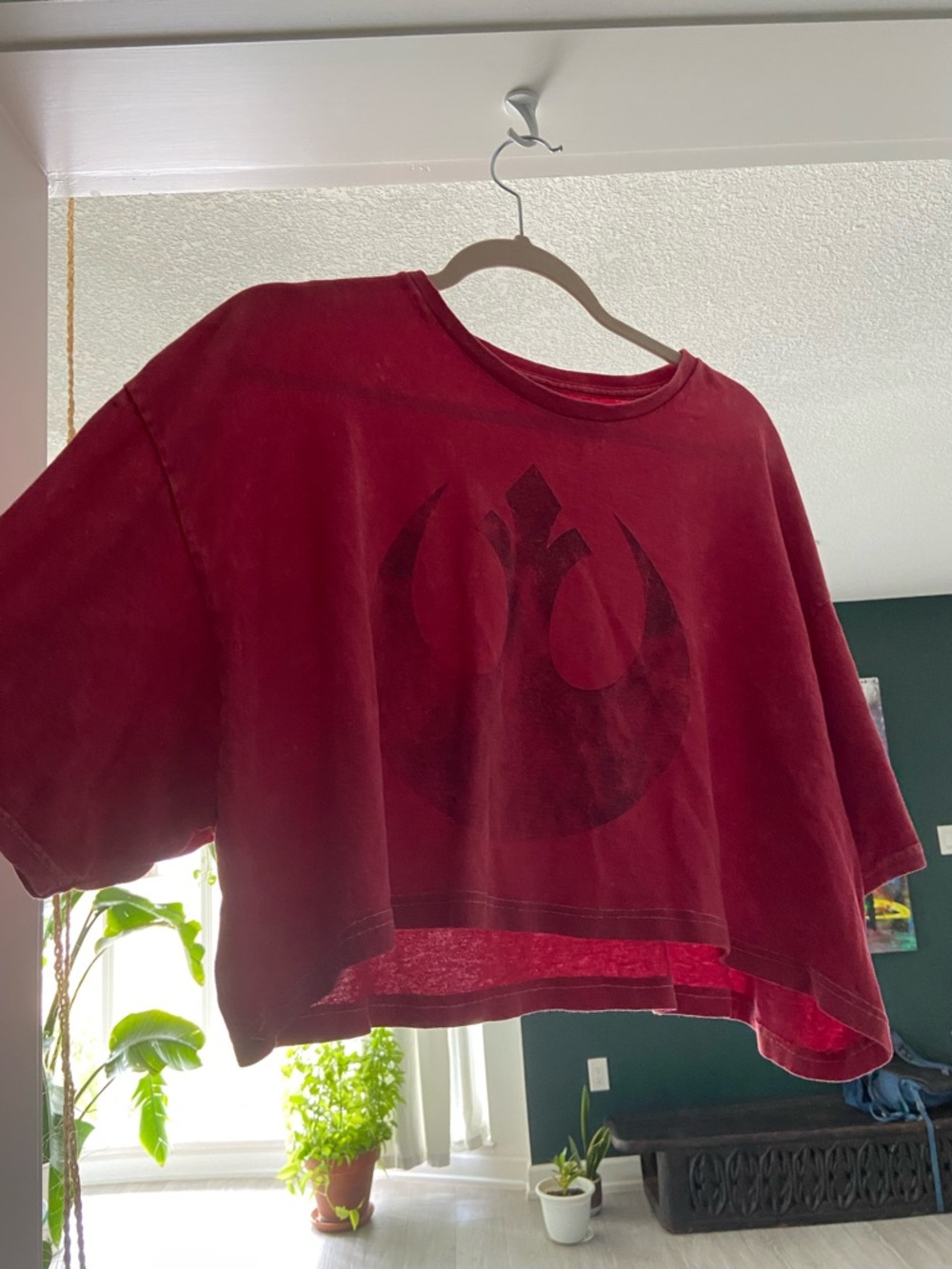 Star Wars Red Logo Tee with Black Print
